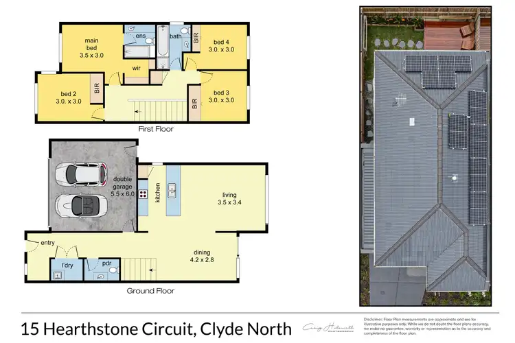 Floorplan of Homely house listing, 15 Hearthstone Circuit, Clyde North VIC 3978