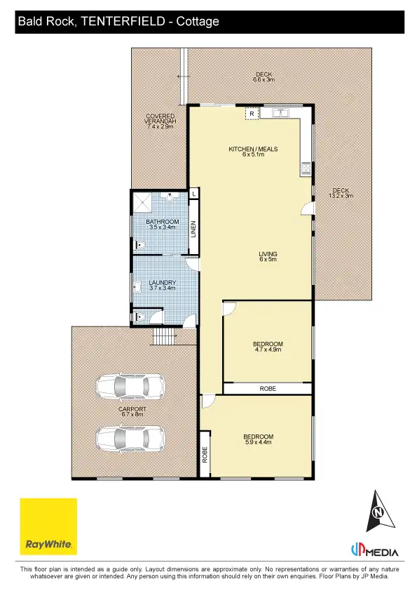 Floorplan of Homely rural property listing, 1259 Bald Rock Road, Tenterfield NSW 2372