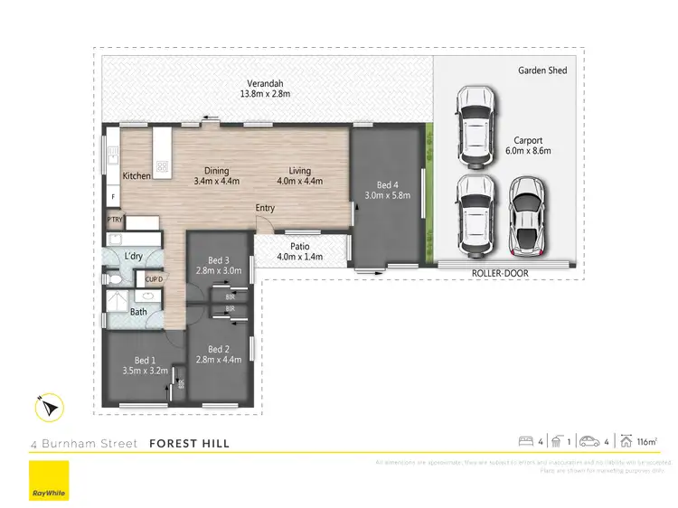 Floorplan of Homely house listing, 4 Burnham Street, Forest Hill QLD 4342