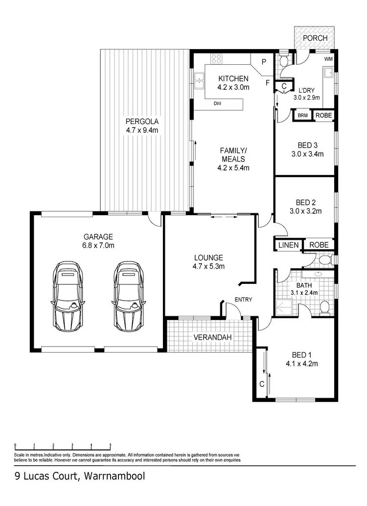 Floorplan of Homely house listing, 9 Lucas Court, Warrnambool VIC 3280
