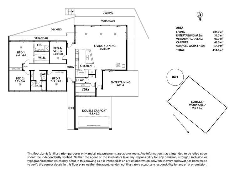 Floorplan of Homely house listing, 40C Lookout Drive, Murray Bridge SA 5253