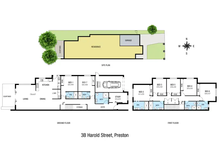 Floorplan of Homely house listing, 3B Harold Street, Preston VIC 3072
