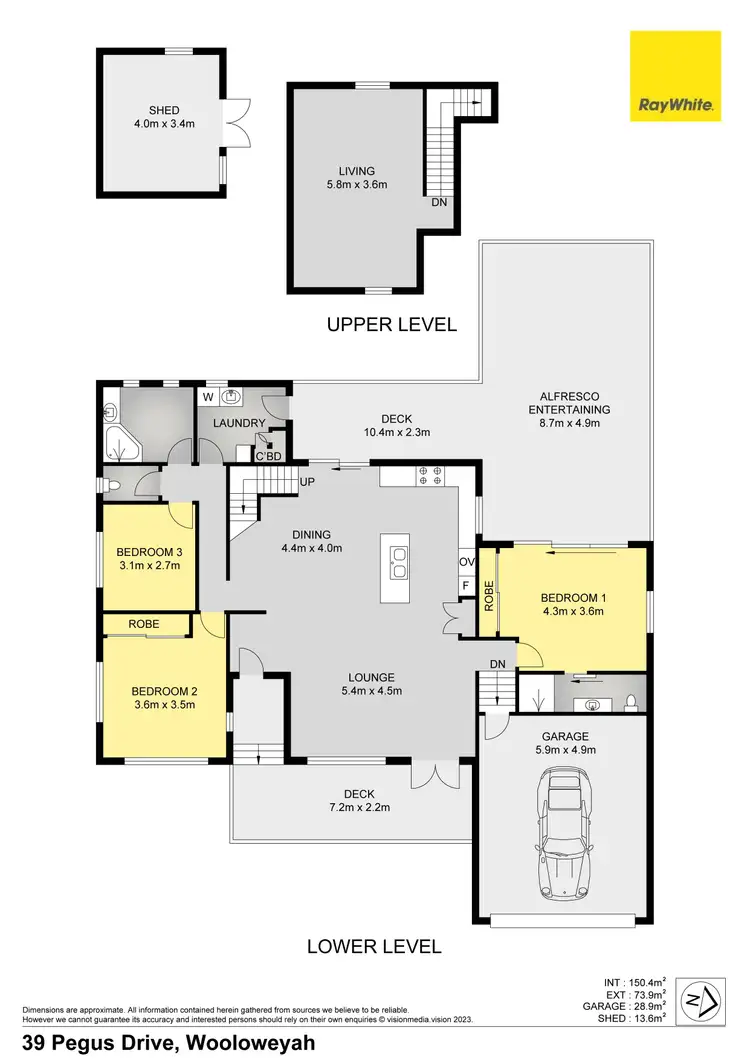 Floorplan of Homely house listing, 39 Pegus Drive, Wooloweyah NSW 2464