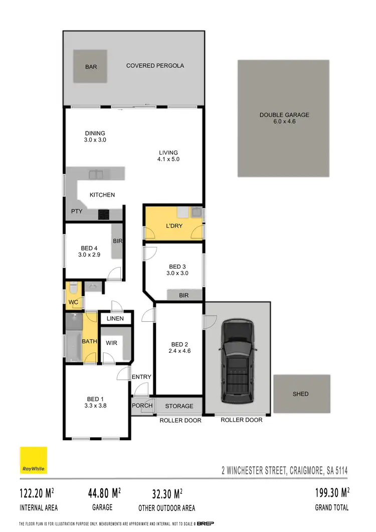 Floorplan of Homely house listing, 2 Winchester Street, Craigmore SA 5114