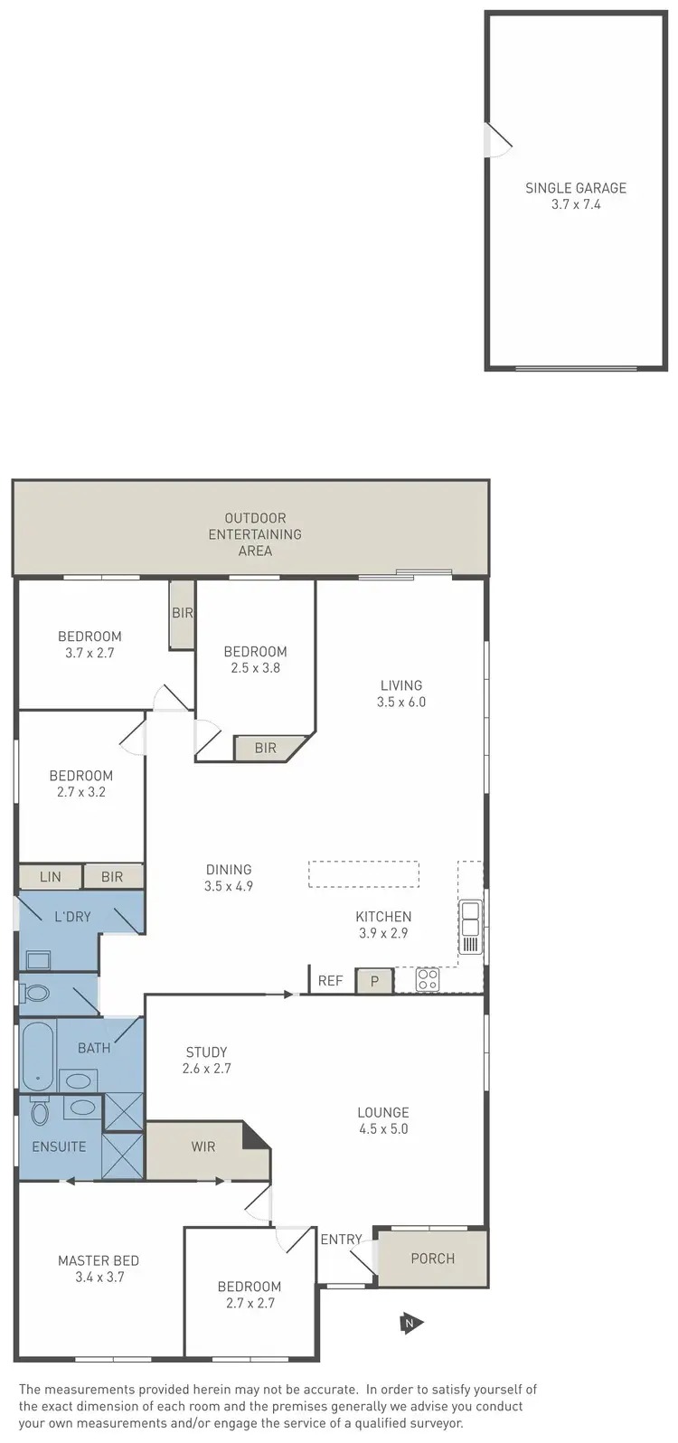 Floorplan of Homely house listing, 47 Flemington Crescent, Werribee VIC 3030