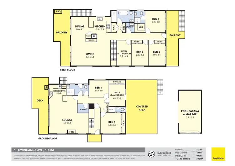 Floorplan of Homely house listing, 18 Gwinganna Avenue, Kiama NSW 2533