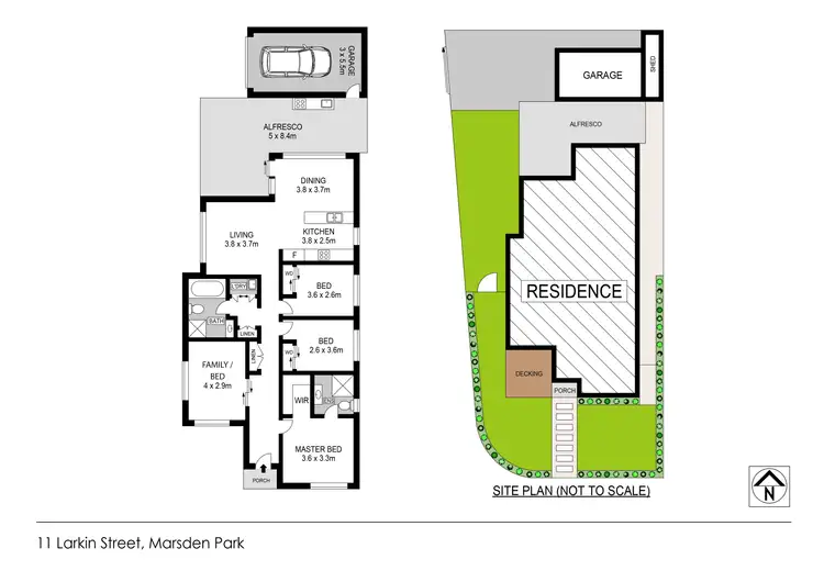 Floorplan of Homely house listing, 11 Larkin Street, Marsden Park NSW 2765
