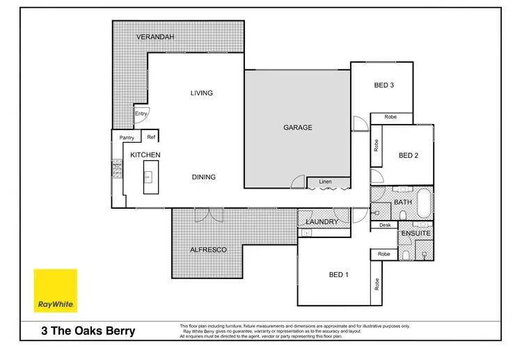 Floorplan of Homely house listing, 1/35 Huntingdale Park Road, Berry NSW 2535