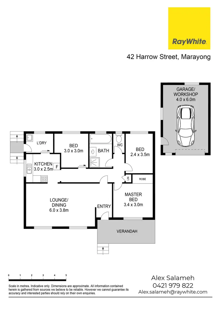 Floorplan of Homely house listing, 42 Harrow Street, Marayong NSW 2148
