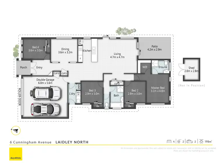 Floorplan of Homely house listing, 6 Cunningham Avenue, Laidley North QLD 4341