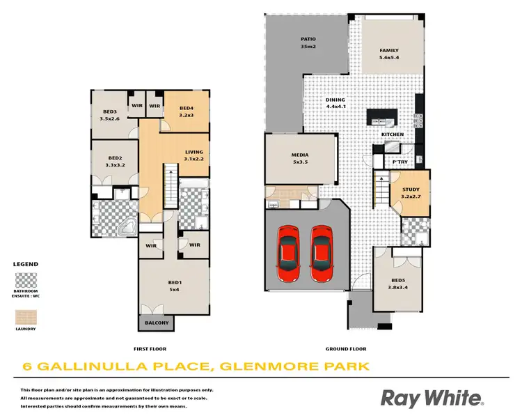 Floorplan of Homely house listing, 6 Gallinulla Place, Glenmore Park NSW 2745