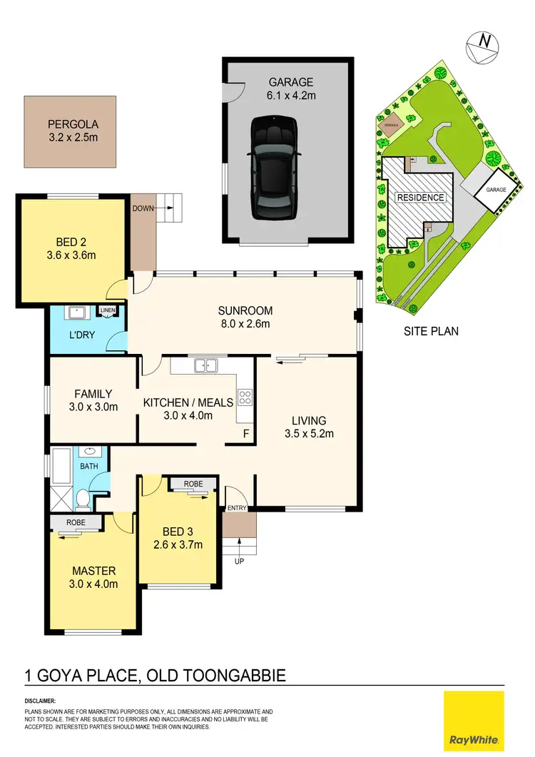 Floorplan of Homely house listing, 1 Goya Place, Old Toongabbie NSW 2146