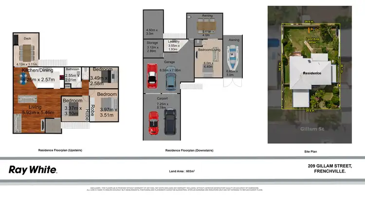 Floorplan of Homely house listing, 209 Gillam Street, Frenchville QLD 4701