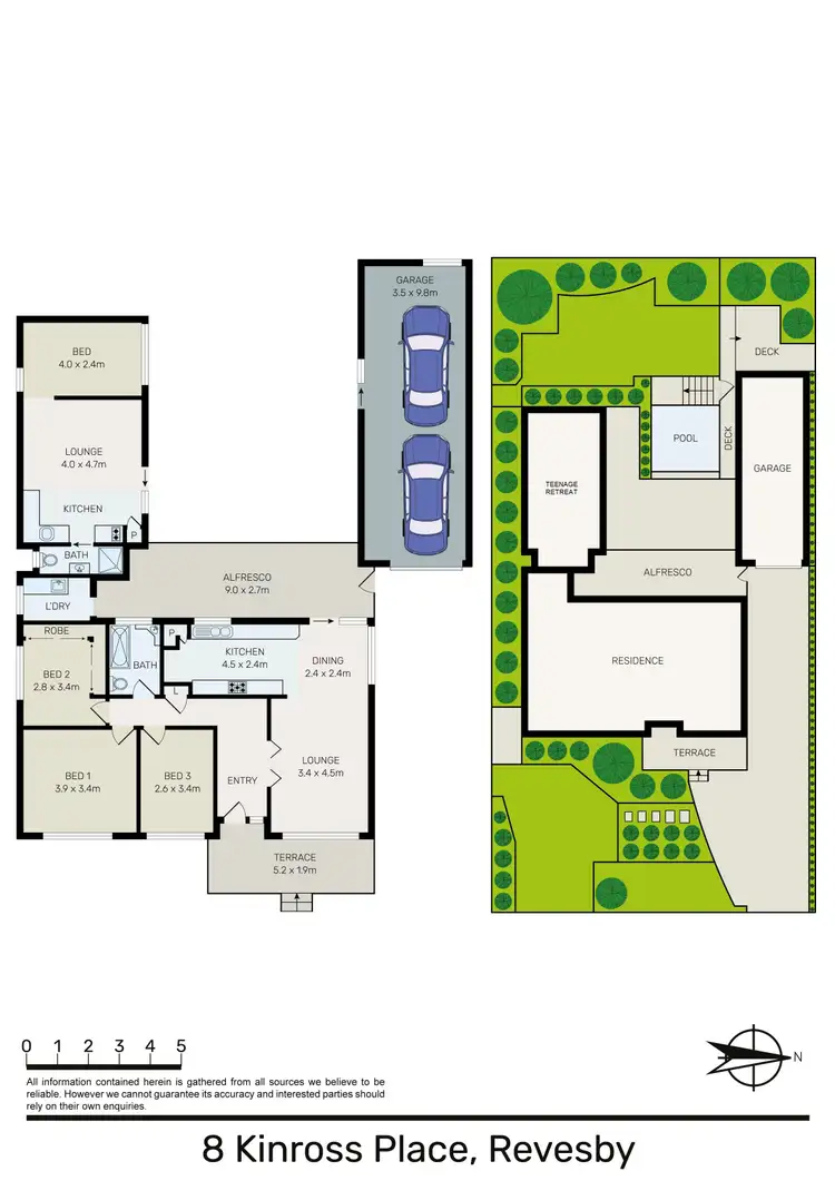 Floorplan of Homely house listing, 8 Kinross Place, Revesby NSW 2212