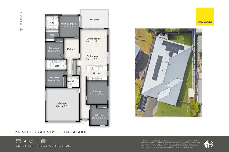 Floorplan of Homely house listing, 24 Moogerah Street, Capalaba QLD 4157