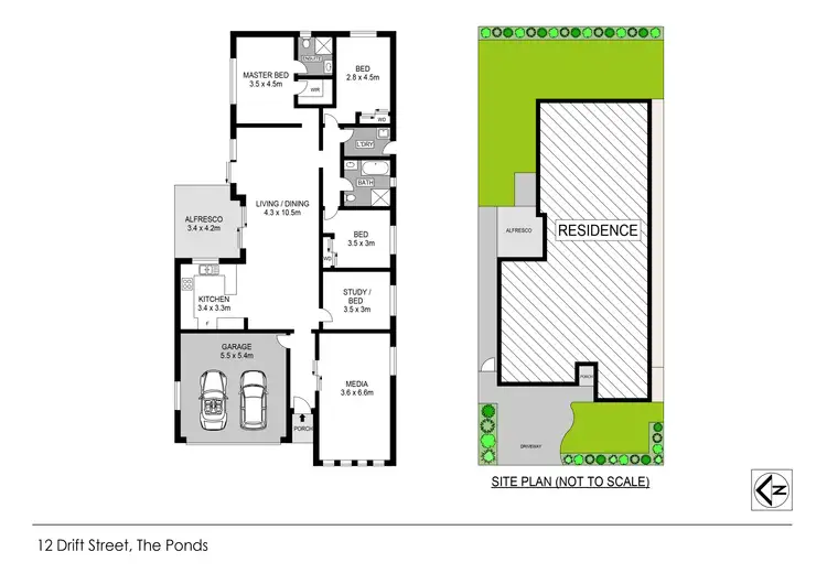 Floorplan of Homely house listing, 12 Drift Street, The Ponds NSW 2769