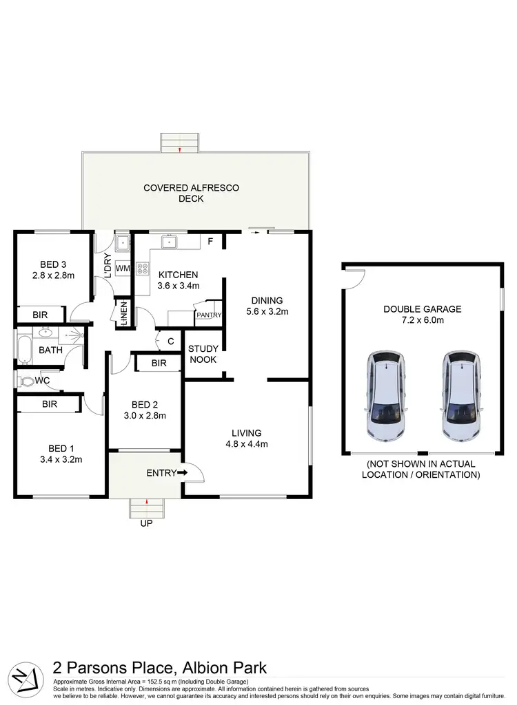Floorplan of Homely house listing, 2 Parsons Place, Albion Park NSW 2527