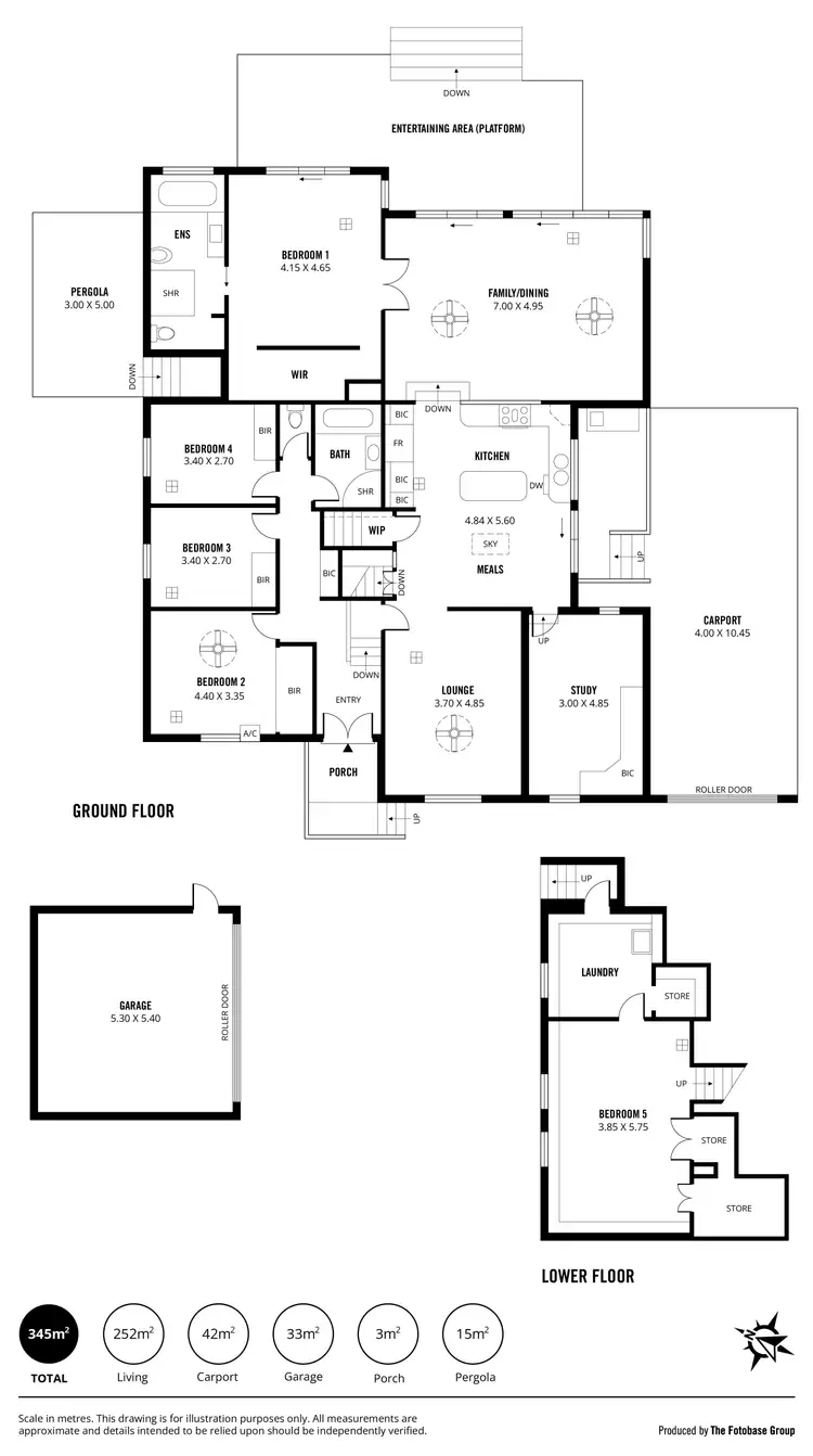 Floorplan of Homely house listing, 51 Bellaview Road, Flagstaff Hill SA 5159
