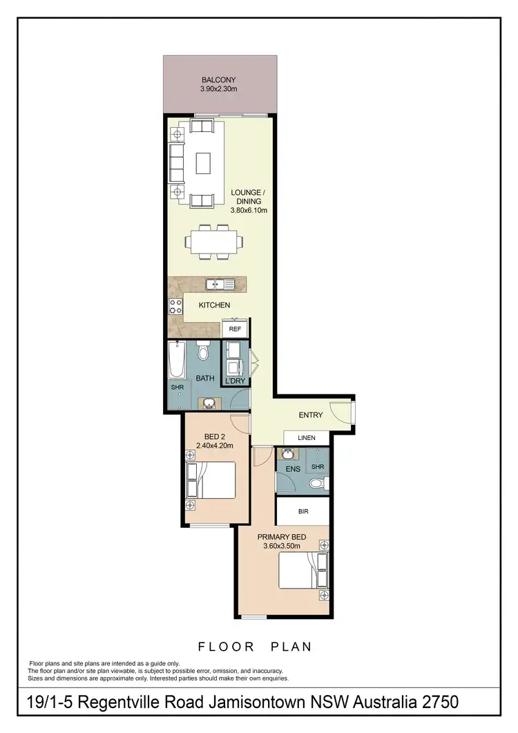 Floorplan of Homely apartment listing, 19/1-5 Regentville Road, Jamisontown NSW 2750