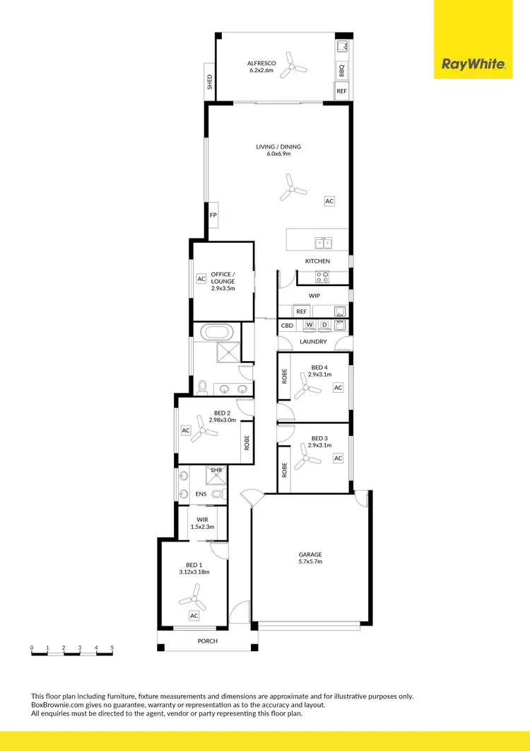 Floorplan of Homely house listing, 2A Sharon Place, Grange SA 5022