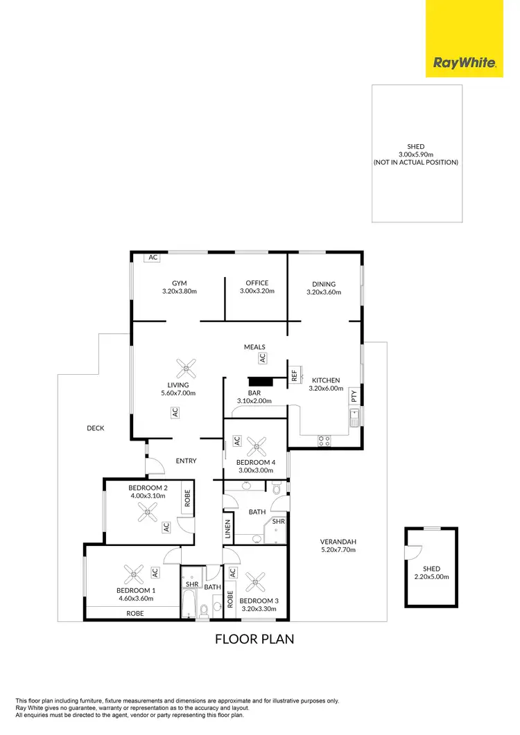 Floorplan of Homely house listing, 28 Ayton Avenue, Fulham SA 5024