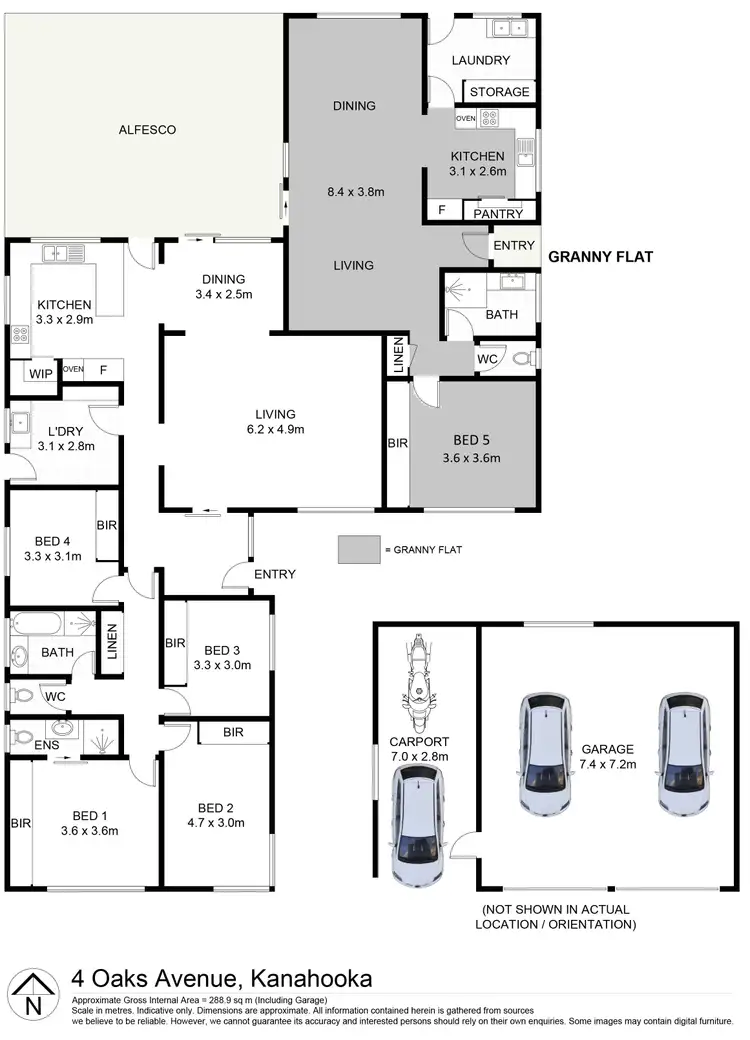Floorplan of Homely house listing, 4 Oaks Avenue, Kanahooka NSW 2530