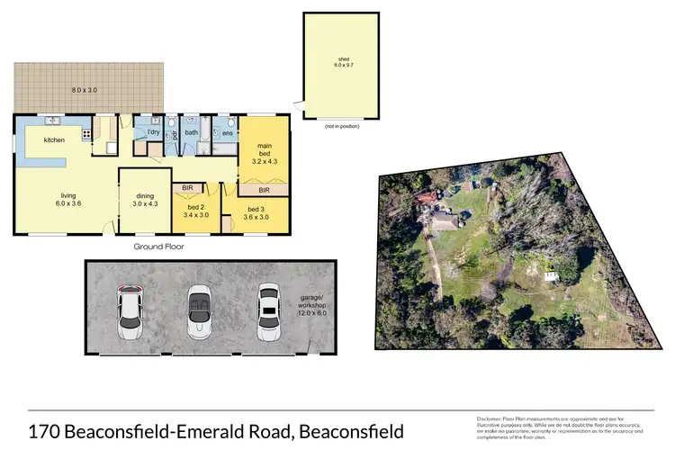 Floorplan of Homely house listing, 170 Beaconsfield-Emerald Road, Beaconsfield VIC 3807