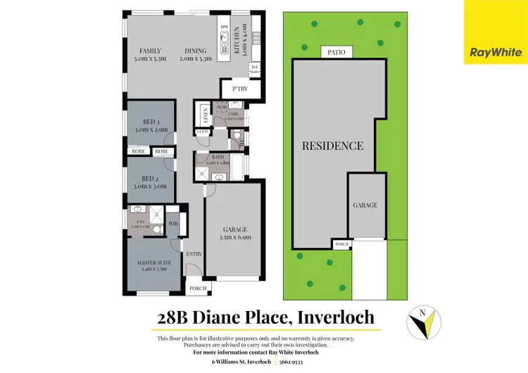 Floorplan of Homely house listing, 28B Diane Place, Inverloch VIC 3996
