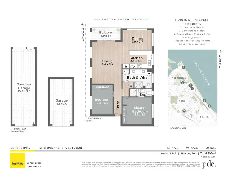 Floorplan of Homely unit listing, 5/48 Oconnor Street, Tugun QLD 4224