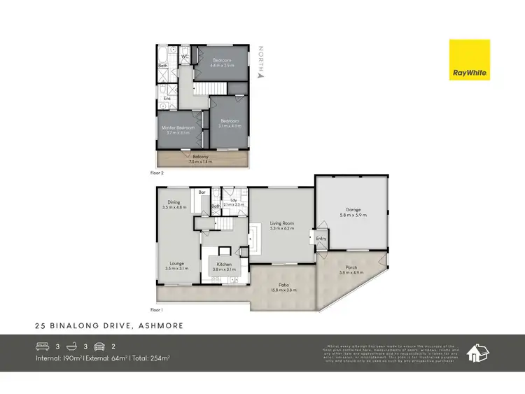 Floorplan of Homely house listing, 25 Binalong Drive, Ashmore QLD 4214