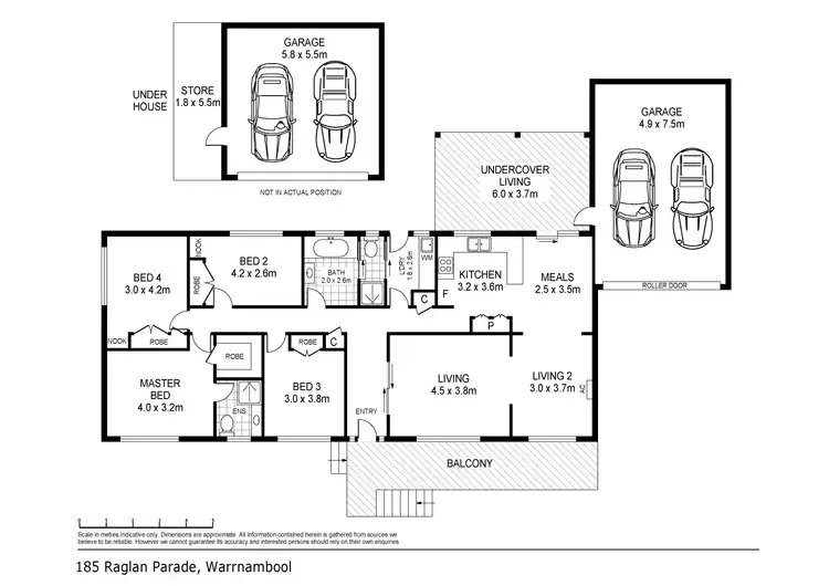 Floorplan of Homely house listing, 185 Raglan Parade, Warrnambool VIC 3280