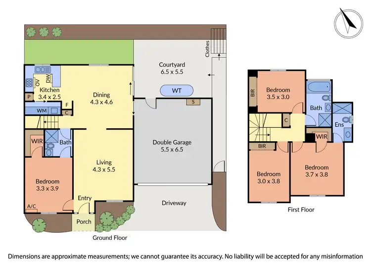 Floorplan of Homely townhouse listing, 2/7 Pach Road, Wantirna South VIC 3152