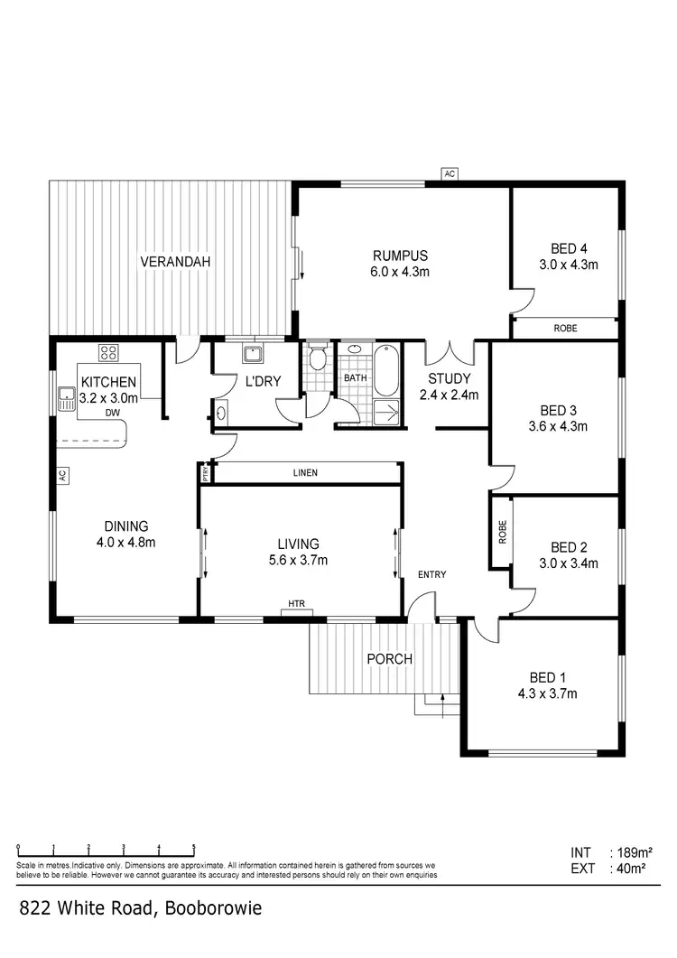 Floorplan of Homely rural property listing, 'Keanes' White Road, Booborowie SA 5417