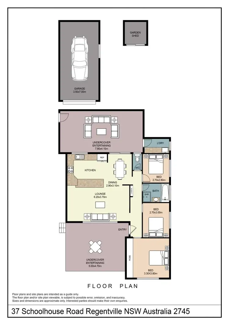 Floorplan of Homely house listing, 37 Schoolhouse Road, Regentville NSW 2745