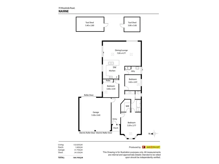 Floorplan of Homely house listing, 70 Woodside Road, Nairne SA 5252