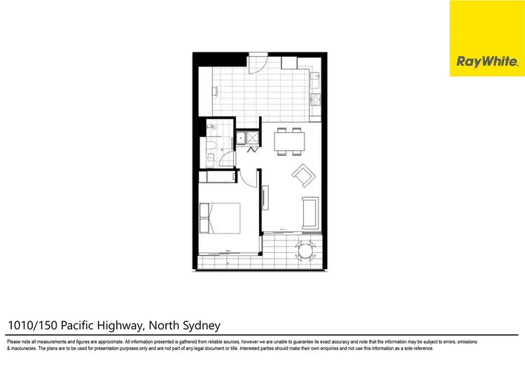 Floorplan of Homely unit listing, 1010/150 Pacific Highway, North Sydney NSW 2060