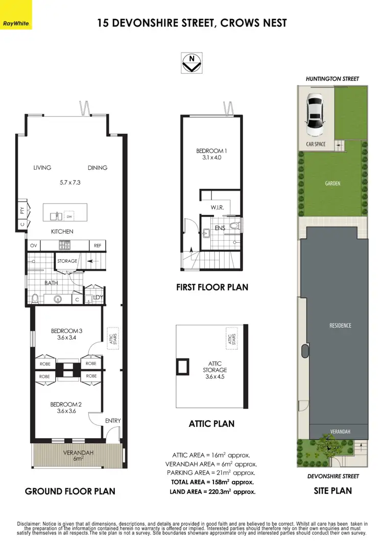 Floorplan of Homely house listing, 15 Devonshire Street, Crows Nest NSW 2065