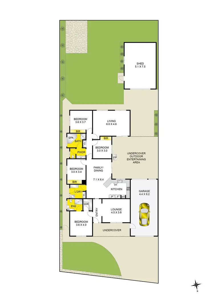 Floorplan of Homely house listing, 32 Warrawee Road, Leopold VIC 3224