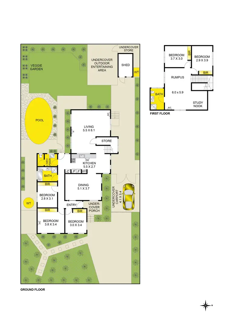 Floorplan of Homely house listing, 86 Burdoo Drive, Grovedale VIC 3216