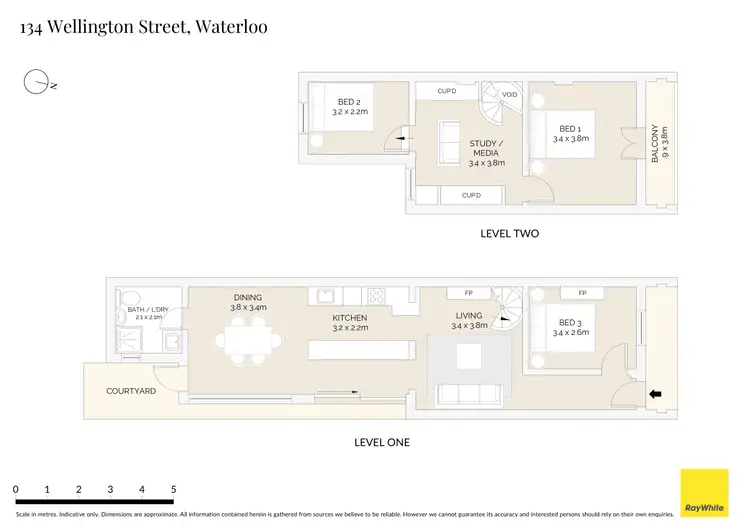 Floorplan of Homely house listing, 134 Wellington Street, Waterloo NSW 2017