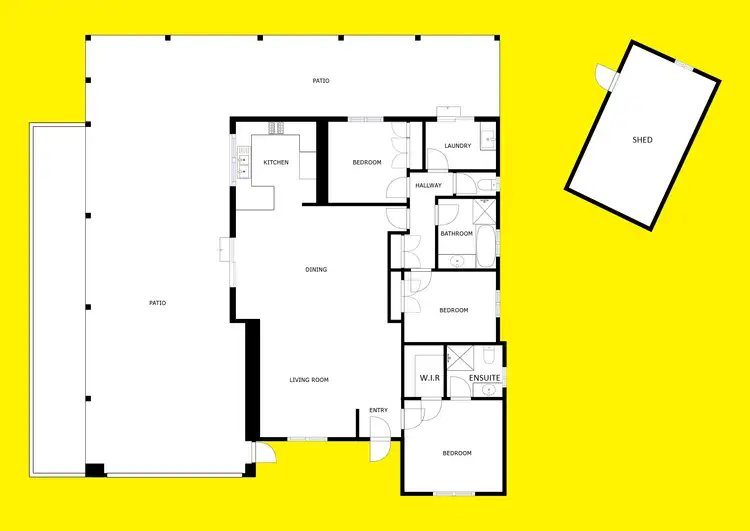 Floorplan of Homely house listing, 21 Golden Ash Drive, Mildura VIC 3500