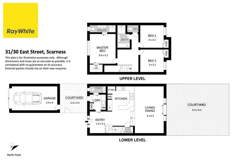 Floorplan of Homely townhouse listing, 31/30 East Street, Scarness QLD 4655