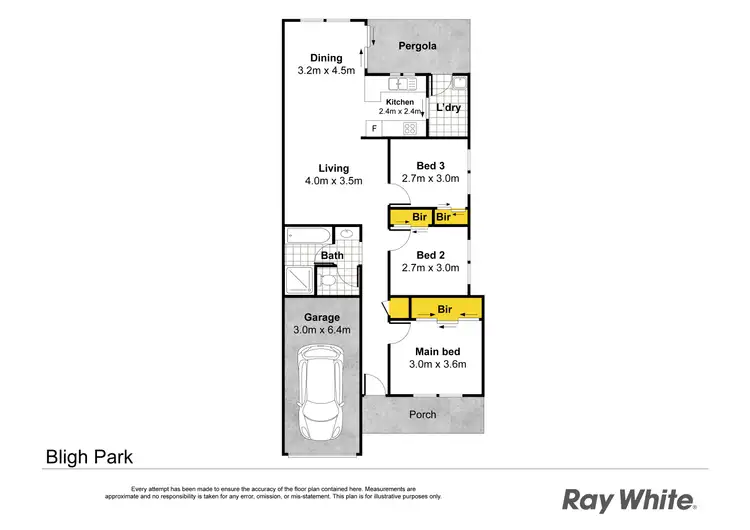 Floorplan of Homely semi-detached listing, 53A Samuel Street, Bligh Park NSW 2756