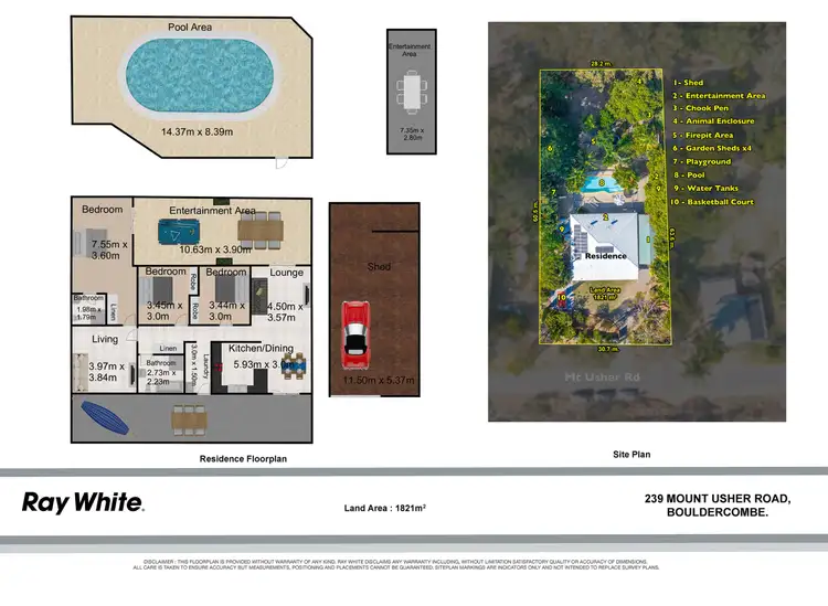Floorplan of Homely house listing, 239 Mount Usher Road, Bouldercombe QLD 4702