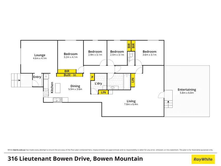 Floorplan of Homely house listing, 316 Lieutenant Bowen Drive, Bowen Mountain NSW 2753