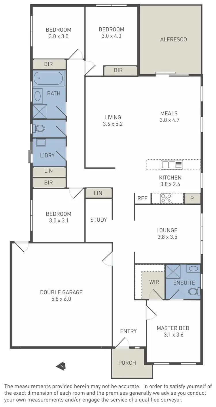Floorplan of Homely house listing, 6 Taworri Crescent, Werribee VIC 3030