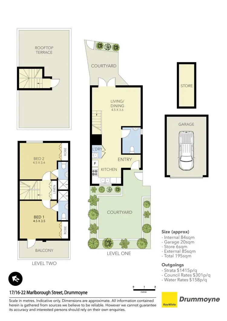 Floorplan of Homely townhouse listing, 17/16-22 Marlborough Street, Drummoyne NSW 2047