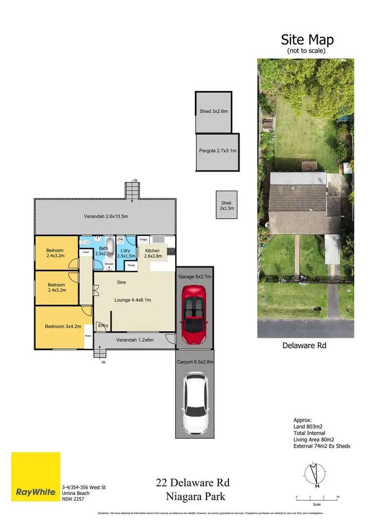 Floorplan of Homely house listing, 22 Delaware Road, Niagara Park NSW 2250