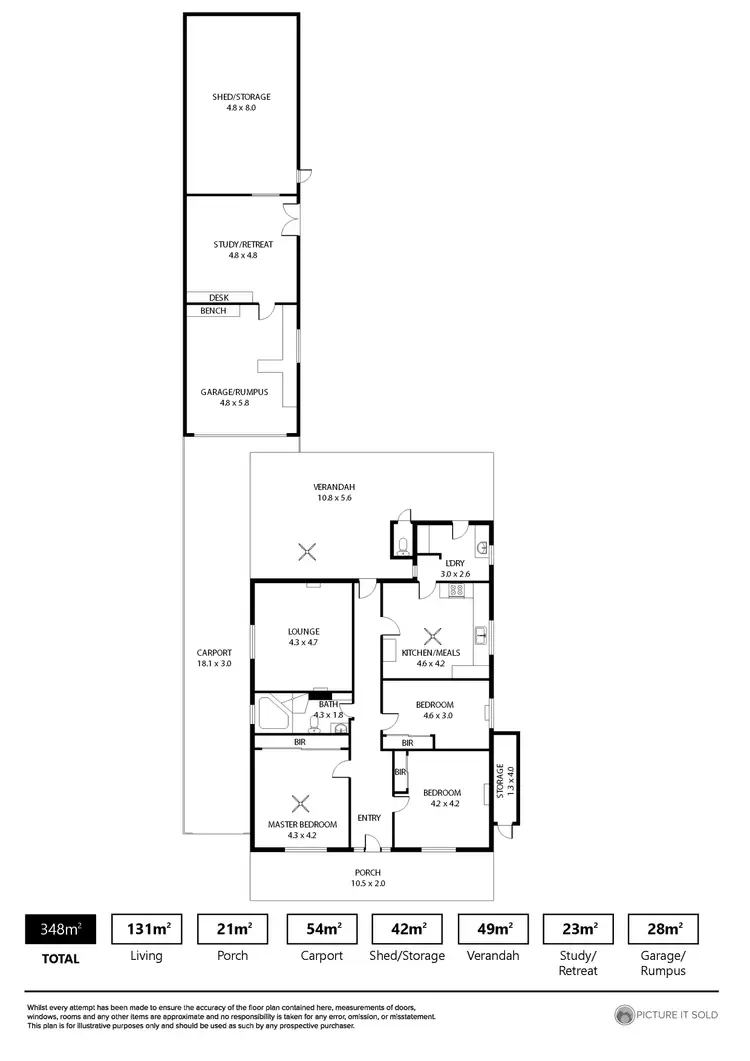 Floorplan of Homely house listing, 34 Hinton Street, Underdale SA 5032