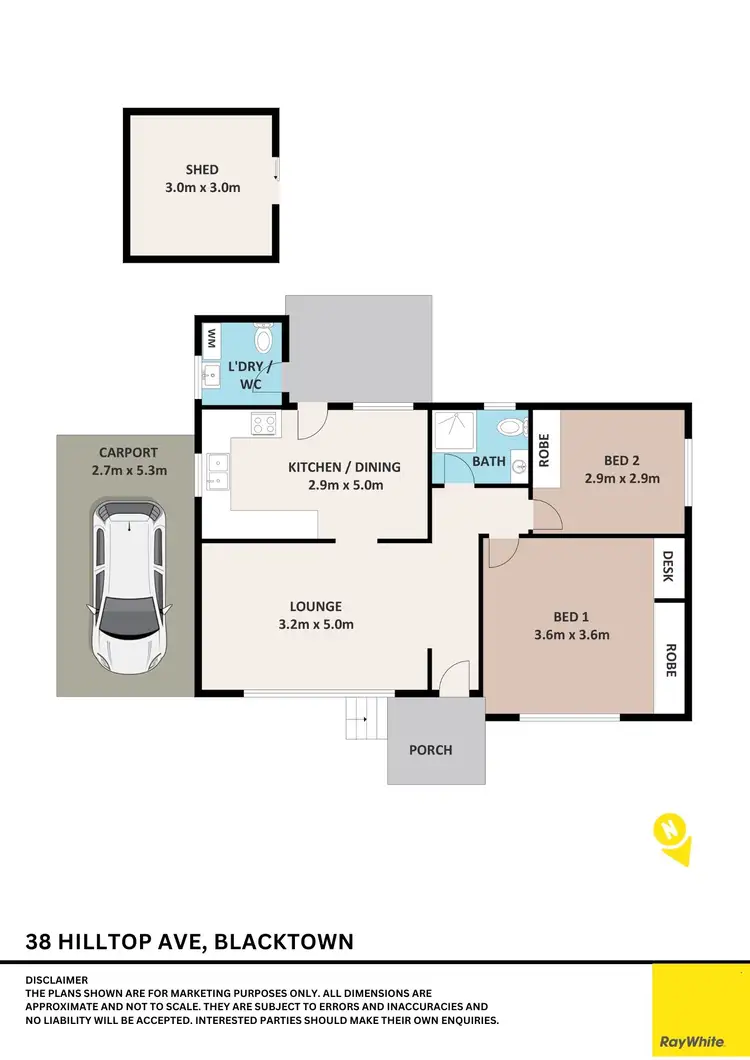 Floorplan of Homely house listing, 38 Hilltop Avenue, Blacktown NSW 2148